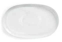 Habitat Riko Oval Porcelain Serving Platter - White -Home Products Store 4039840 R Z004A