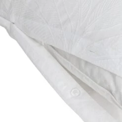 Habitat Cotton 180TC Leaf Matelasse White Bedding - Double -Home Products Store 4096429 R Z004A