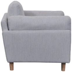 Habitat Salome Fabric Cuddle Chair - Light Grey -Home Products Store 4333742 R Z004A