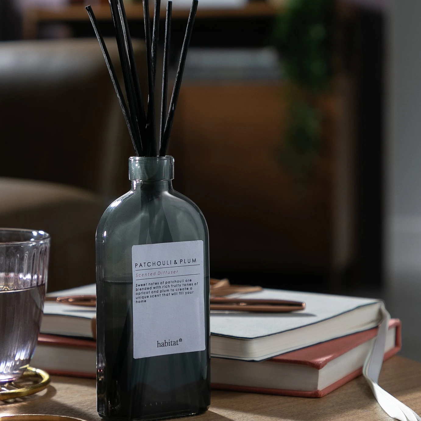 Habitat 150ml Scented Diffuser - Patchouli & Plum 1 Habitat 150ml Scented Diffuser - Patchouli & Plum