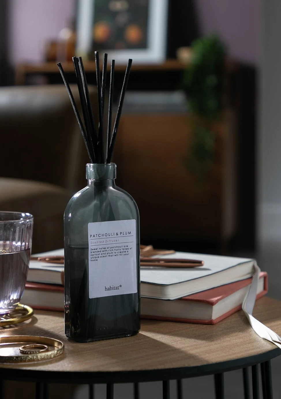 Habitat 150ml Scented Diffuser - Patchouli & Plum 2 Habitat 150ml Scented Diffuser - Patchouli & Plum - Image 2