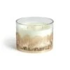 Habitat Metal Cut Large Candle - Rose Saffron & Amber