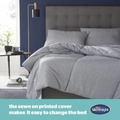Silentnight Coverless 10.5Tog Grey Duvet & Pillowcase-Single 13 Silentnight Coverless 10.5Tog Grey Duvet & Pillowcase-Single -Home Products Store 4468624 R Z004A