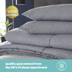Silentnight Coverless 10.5Tog Grey Duvet & Pillowcase-Single 15 Silentnight Coverless 10.5Tog Grey Duvet & Pillowcase-Single -Home Products Store 4468624 R Z006A