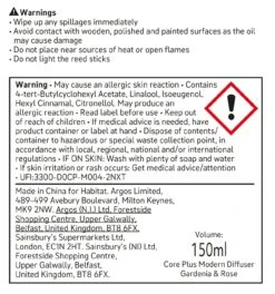 Habitat 150ml Scented Diffuser - Gardenia & Rose 9 Habitat 150ml Scented Diffuser - Gardenia & Rose -Home Products Store 4497444 R Z011A