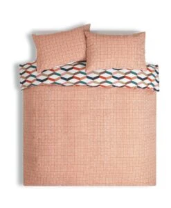 Habitat Geometric ZigZag Multicolour Bedding Set - Single -Home Products Store 4529257 R Z003A