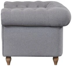 Habitat Chesterfield Fabric Armchair - Light Grey -Home Products Store 4630531 R Z003A