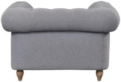 Habitat Chesterfield Fabric Armchair - Light Grey -Home Products Store 4630531 R Z004A