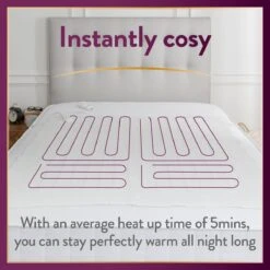 Slumberdown Perfeclty Warm Luxury Electric Blanket-Superking -Home Products Store 4632113 R Z008A