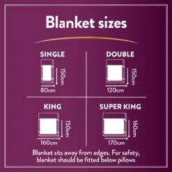 Slumberdown Perfeclty Warm Luxury Electric Blanket-Superking -Home Products Store 4632113 R Z010A