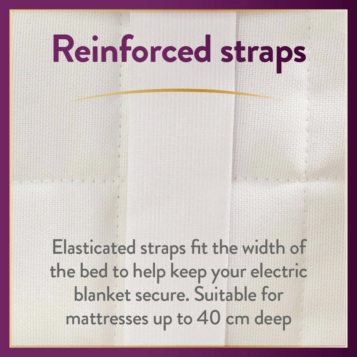 Slumberdown Perfectly Warm Luxury Electric Blanket-King Dual 8 Slumberdown Perfectly Warm Luxury Electric Blanket-King Dual - Image 8