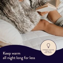 Dreamland Organic Cotton Warming Mattress Protector-Double 14 Dreamland Organic Cotton Warming Mattress Protector-Double -Home Products Store 4886299 R Z003A