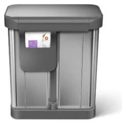 Simplehuman 58 Litre Recycler Bin - Stainless Steel -Home Products Store 5713024 R Z004A