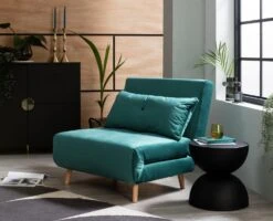 Habitat Roma Single Velvet Chairbed - Teal 15 Habitat Roma Single Velvet Chairbed - Teal -Home Products Store 5828108 R Z005A