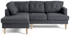 Habitat Joshua Left Hand Corner Chaise Sofa - Charcoal 13 Habitat Joshua Left Hand Corner Chaise Sofa - Charcoal -Home Products Store 6089647 R Z002A