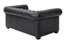 Habitat Chesterfield Leather 2 Seater Sofa - Black 14 Habitat Chesterfield Leather 2 Seater Sofa - Black -Home Products Store 6318349 R Z003A