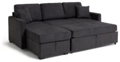 Habitat Reagan Left Corner Chaise Sofa Bed - Charcoal 15 Habitat Reagan Left Corner Chaise Sofa Bed - Charcoal -Home Products Store 6980038 R Z003A