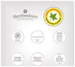 Slumberdown Anti Allergy 4 Tog Kids Duvet - Toddler -Home Products Store 6996448 R Z013A