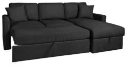 Habitat Reagan Right Corner Chaise Sofa Bed - Charcoal -Home Products Store 7005307 R Z003A