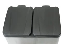 Habitat 55 Litre 2 Compartment Recycling Bin - Steel 8 Habitat 55 Litre 2 Compartment Recycling Bin - Steel -Home Products Store 7007068 R Z003A