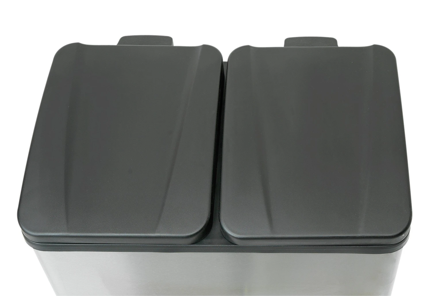 Habitat 55 Litre 2 Compartment Recycling Bin - Steel 3 Habitat 55 Litre 2 Compartment Recycling Bin - Steel - Image 3