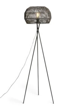 Habitat Global Rope Tripod Floor Lamp - Black -Home Products Store 7485068 R Z002A