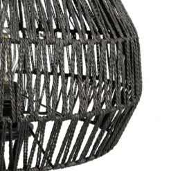 Habitat Global Rope Tripod Floor Lamp - Black -Home Products Store 7485068 R Z003A