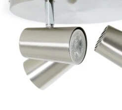 Habitat Spotlight 3 Light Plate - Brushed Chrome 7 Habitat Spotlight 3 Light Plate - Brushed Chrome -Home Products Store 7567395 R Z003A