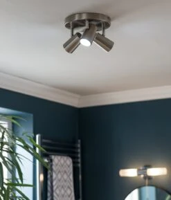 Habitat Spotlight 3 Light Plate - Brushed Chrome 9 Habitat Spotlight 3 Light Plate - Brushed Chrome -Home Products Store 7567395 R Z003C