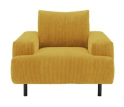 Habitat Julien Fabric Armchair - Yellow