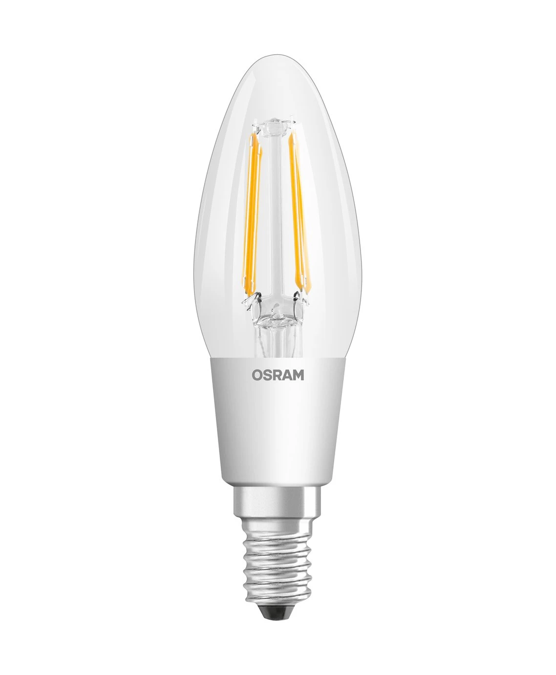 OSRAM Osran 4W SES Filament Candle Light Bulb - 2 Pack 1 OSRAM Osran 4W SES Filament Candle Light Bulb - 2 Pack