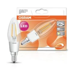 OSRAM Osran 4W SES Filament Candle Light Bulb - 2 Pack 10 OSRAM Osran 4W SES Filament Candle Light Bulb - 2 Pack -Home Products Store 7947908 R Z002A
