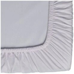 Habitat Pure Cotton 200TC White Fitted Sheet - Single 3 Habitat Pure Cotton 200TC White Fitted Sheet - Single -Home Products Store 8067739 R Z002A