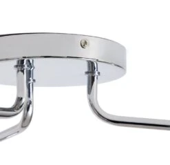 Habitat Rayner Steel 3 Light LED Flush Ceiling Light -Chrome -Home Products Store 8113621 R Z003A