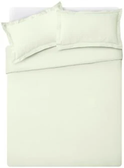 Habitat Egyptian Cotton 400TC Plain Cream Bedding Set-Double -Home Products Store 8163365 R Z002A