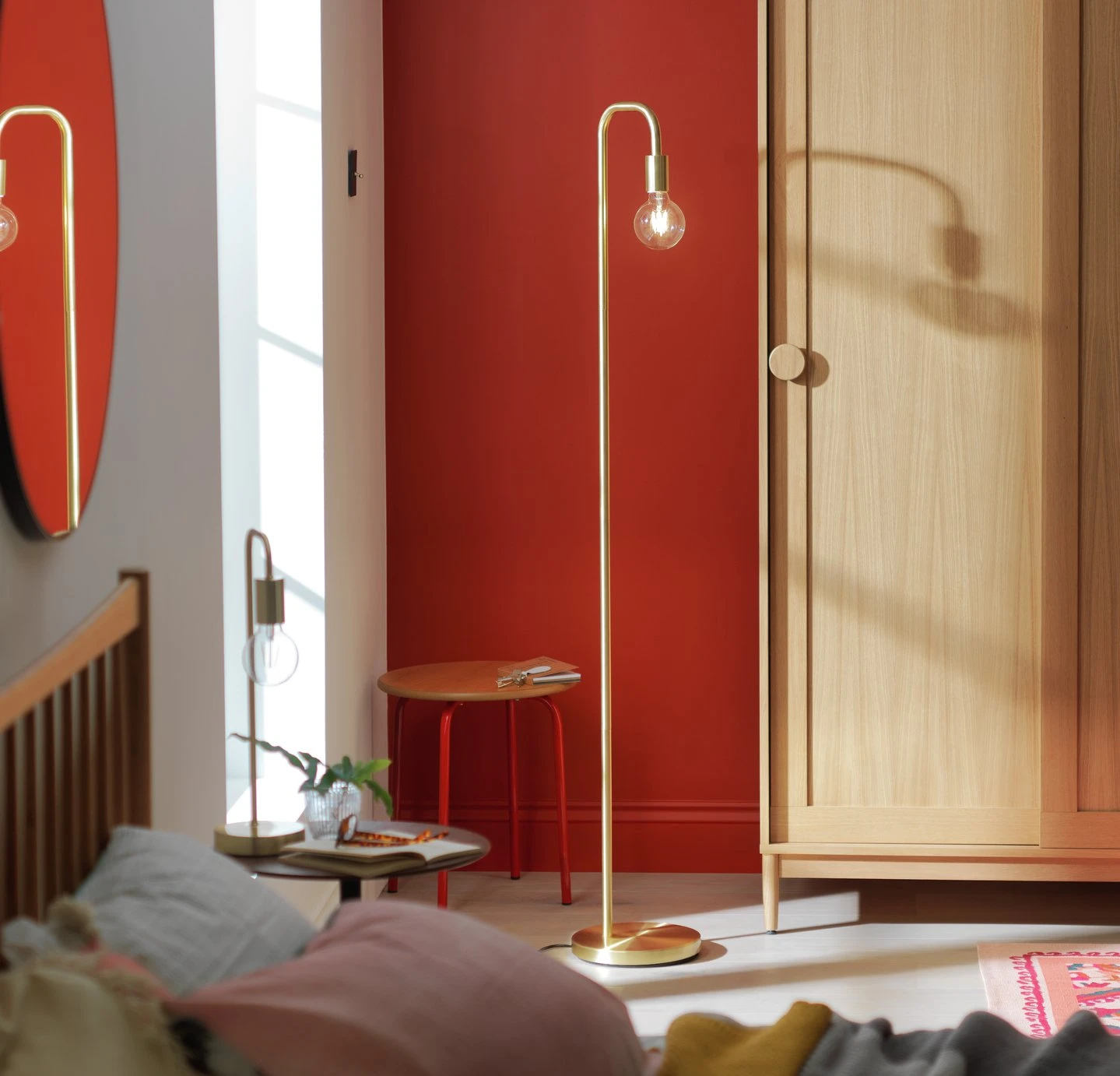 Habitat Rayner Floor Lamp - Brass 8 Habitat Rayner Floor Lamp - Brass - Image 8