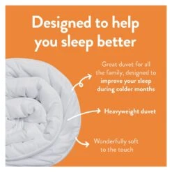 Slumberdown Extra Warm 15 Tog Duvet - Single 12 Slumberdown Extra Warm 15 Tog Duvet - Single -Home Products Store 8268260 R Z003A