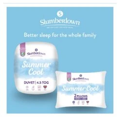 Slumberdown Summer Cool 4.5 Tog Duvet - Single -Home Products Store 8356756 R Z009A