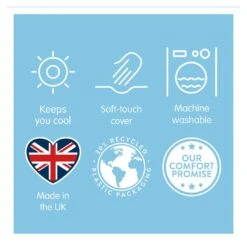 Slumberdown Summer Cool 4.5 Tog Duvet - Single -Home Products Store 8356756 R Z010A