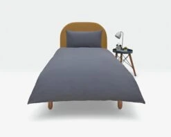 Habitat Cotton Rich Plain Charcoal Bedding Set - Single 7 Habitat Cotton Rich Plain Charcoal Bedding Set - Single -Home Products Store 8834182 R Z002C