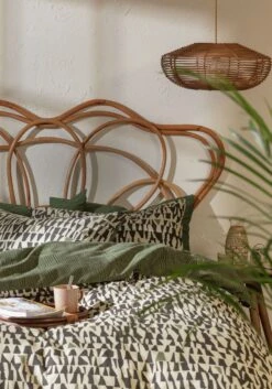 Habitat Asri Rattan Headboard - Double -Home Products Store 8837598 R Z019A