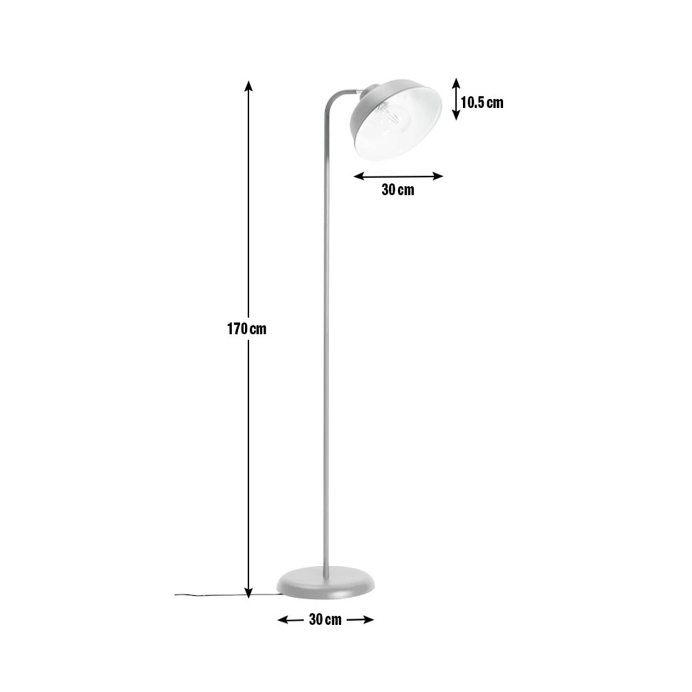 Habitat Benson Floor Lamp - Blue 9 Habitat Benson Floor Lamp - Blue - Image 9