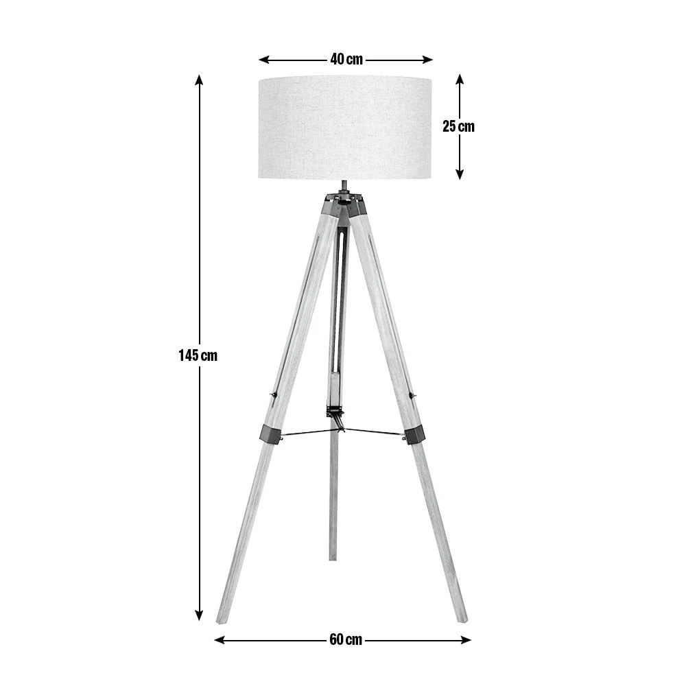 Habitat Highland Lodge Tripod Floor Lamp 9 Habitat Highland Lodge Tripod Floor Lamp - Image 9