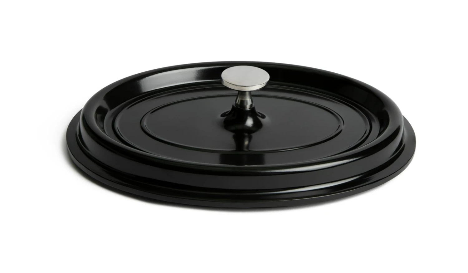 Habitat 3.6 Litre Cast Aluminium Casserole Dish - Black 4 Habitat 3.6 Litre Cast Aluminium Casserole Dish - Black - Image 4