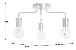 Habitat Rayner Steel LED Flush Ceiling Light - Rosegold 9 Habitat Rayner Steel LED Flush Ceiling Light - Rosegold -Home Products Store 8927226 R E001