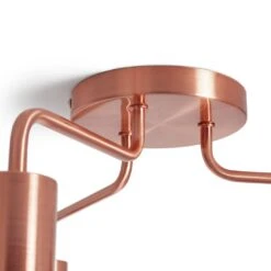 Habitat Rayner Steel LED Flush Ceiling Light - Rosegold 11 Habitat Rayner Steel LED Flush Ceiling Light - Rosegold -Home Products Store 8927226 R Z003A