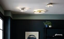 Habitat Argos Home Bowdon Metal LED Swirl Wall Light - Metalic -Home Products Store 8929097 R Z003C