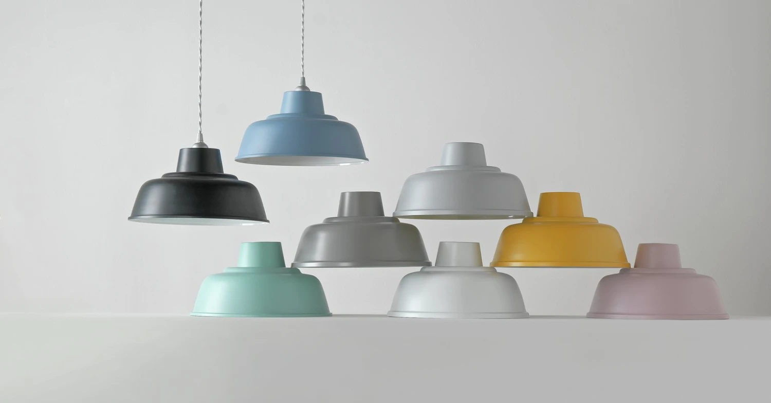 Habitat Core Metal Pendant Shade - Flint Grey 5 Habitat Core Metal Pendant Shade - Flint Grey - Image 5