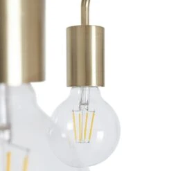 Habitat Rayner Steel 3 Light LED Flush Ceiling Light - Brass -Home Products Store 9048946 R Z002A