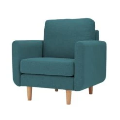 Habitat Remi Fabric Armchair In A Box -Teal -Home Products Store 9153721 R Z004A